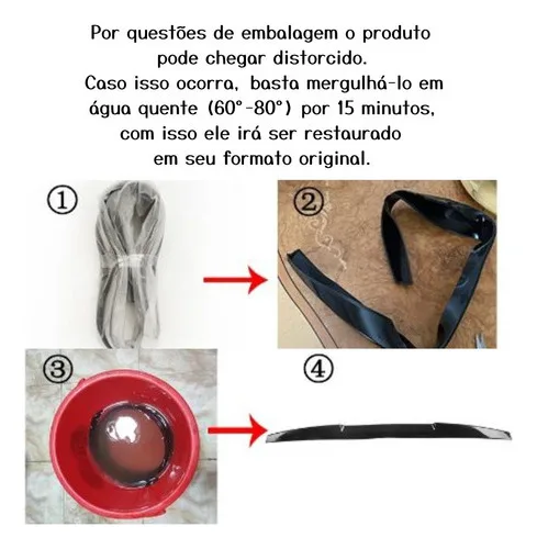 Imagem do produto Aerofolio Universal Honda Civic G9 G10 Si Touring Ajustável