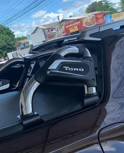 Santo Antônio Premium Cromado Fiat Toro 2016 A 2024 - Autoaba