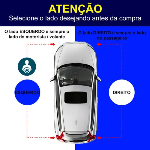 Imagem do produto Retrovisor Prisma Celta 2007 2008 2009 2010 2011 2012 13 C/c