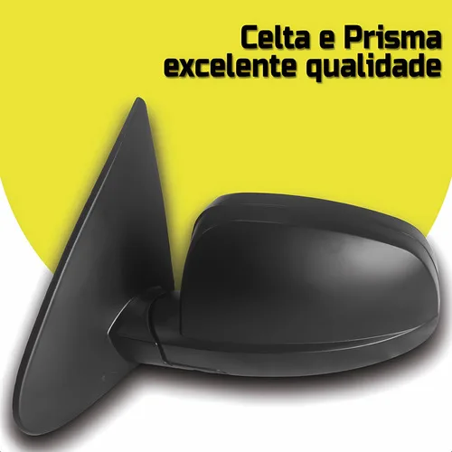 Imagem do produto Retrovisor Prisma Celta 2007 2008 2009 2010 2011 2012 13 C/c