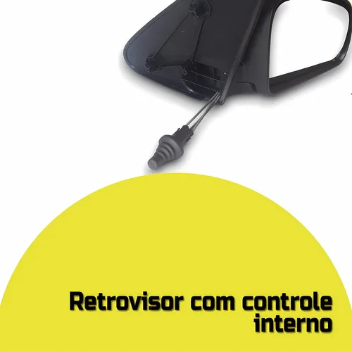 Imagem do produto Retrovisor Prisma Celta 2007 2008 2009 2010 2011 2012 13 C/c