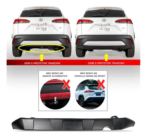 Imagem do produto Protetor Spoiler Traseiro Corolla Cross 21/24 Tg Poli