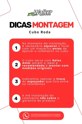 Imagem do produto Cubo Roda Traseira Fabreck Lander 250 Tenere 250 - Reforçado