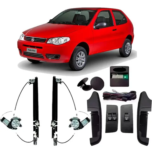 Kit Vidro Elétrico Palio Strada Working 2019 Tragial