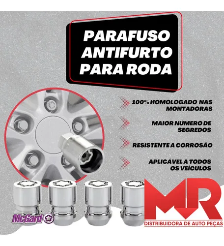 Imagem do produto Kit Parafuso Antifurto Roda Corolla Cross 2023 2024 Original