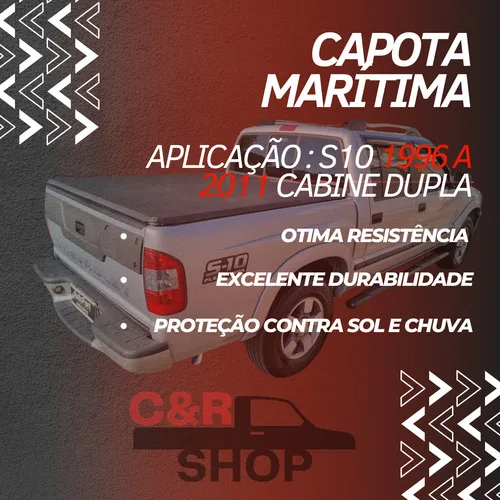 Imagem do produto Capota Marítima Chevrolet S10 Cab.dupla 1996 A 2011 Trek Top