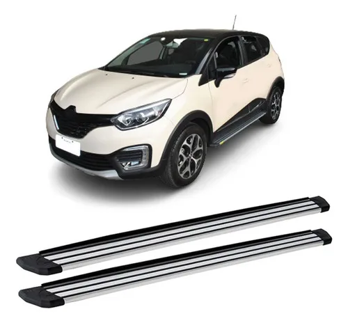 Estribo Captur 2017 2018 2019 2020 2021 2022 Prata Slim