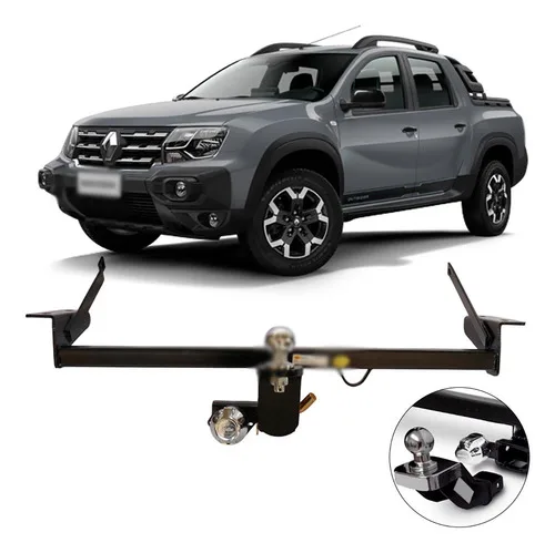 Engate Duster Oroch 2015 A 2023 Reboque Rabicho Tração 700kg