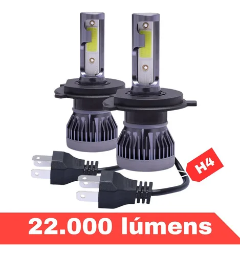 Imagem do produto Kit Super Led Farol Alto + Baixo Foco Simples 22000 Lm Branc