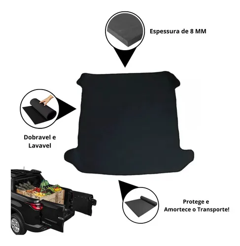 Imagem do produto Protetor Caçamba Fiat Toro Emborrachado Super Resistente