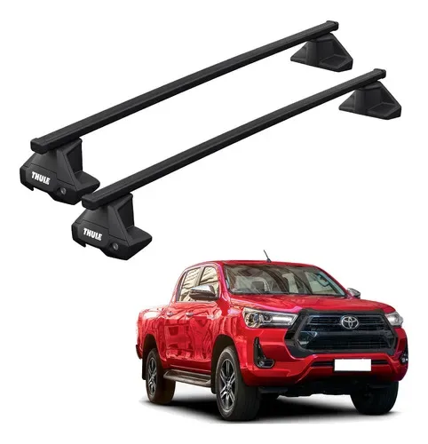 Rack Squarebar Thule Toyota Hilux Cab. Dupla 2016 Em Diante