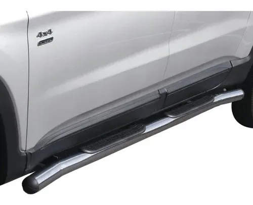 Kit Fiat Toro Santo Antonio E Estribo Cromado 2016 Até 2022 - Autoaba
