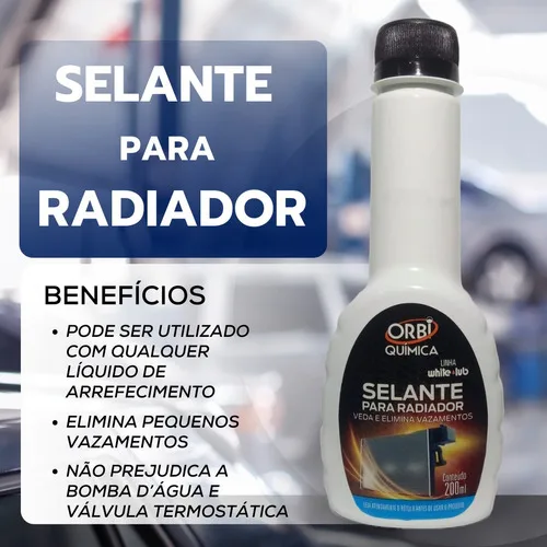 Imagem do produto Selante Radiador Arrefecimento 200ml + Limpa Radiador 200ml