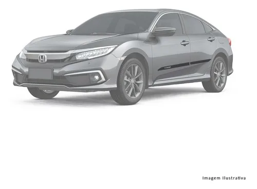 Imagem do produto Friso Lateral Civic 2017 A 2023 Cinza Basalto Alto Relevo