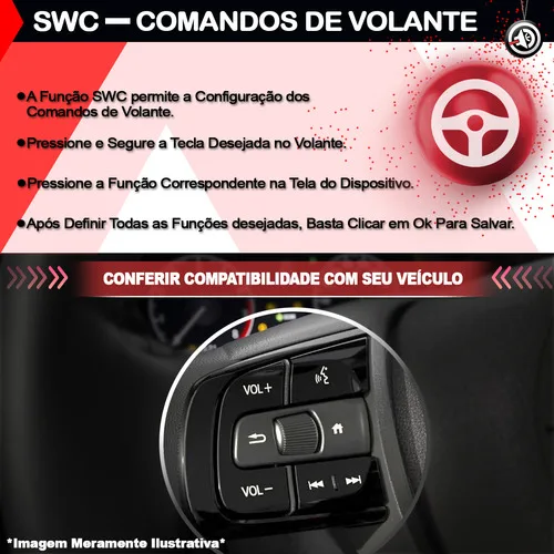 Imagem do produto Combo Central 2 Din 7 Polegadas + Camera De Re + Moldura 7''