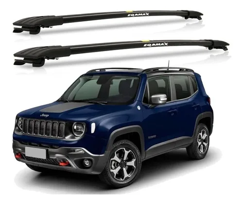 Rack Travessa Larga Preto Eqmax Jeep Renegade 2015/2025