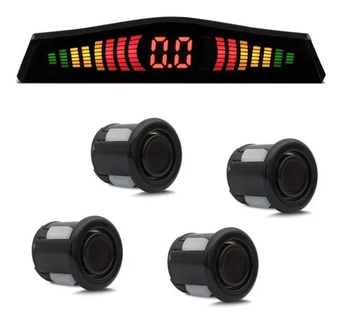 Imagem do produto Sensor Estacionamento 4 Sensores Ré Display Led Cor Preto