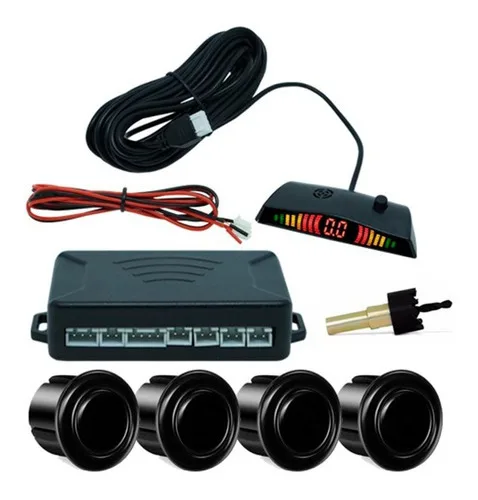 Imagem do produto Sensor Estacionamento 4 Sensores Ré Display Led Cor Preto
