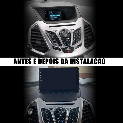 Imagem do produto Multimídia 9 Carplay Android + Moldura P/ Ecosport 2013/2017