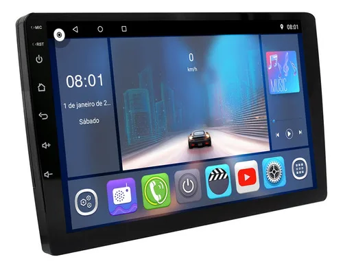 Imagem do produto Multimídia 9 Carplay Android + Moldura P/ Ecosport 2013/2017