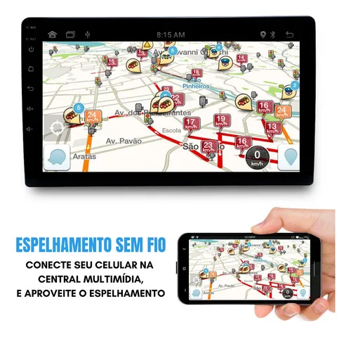 Imagem do produto Multimídia 9 Carplay Android + Moldura P/ Ecosport 2013/2017