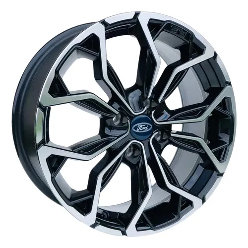 Rodas Aro 17 4x108 Ford Ecosport Titanium (unidade) Cor Preto Diamantado