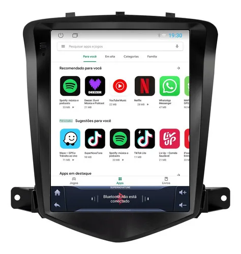 Imagem do produto Multimidia Cruze Tesla 09/16 Octacore 4gb 64gb Chip 4g C/voz