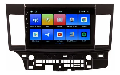 Imagem do produto Central Multimidia Mitsubishi Lancer Android 11 Gps Bt Esplh