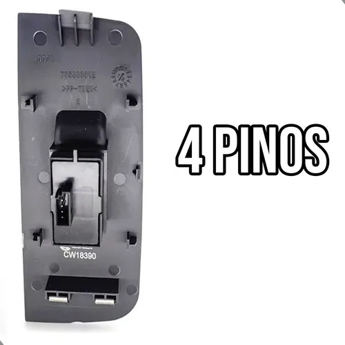 Imagem do produto Par Botão Interruptor Duplo + Simples Vidro Elétrico Fiat