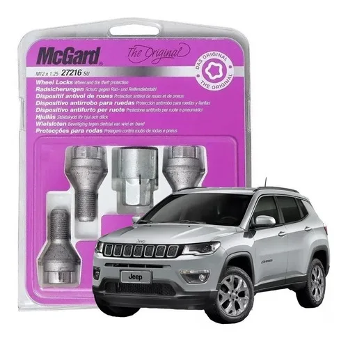 Parafuso Antifurto Roda Jeep Renegade Compass Commander Toro