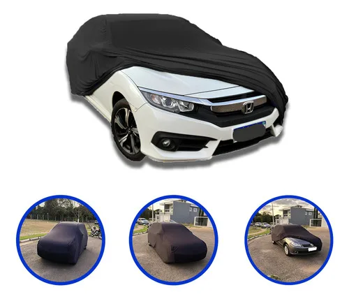 Capa Cobrir Carro Poliamida Lycra Não Risca Honda Civic G10 Cor Preto