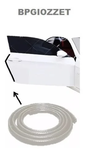 Imagem do produto Borracha Protetor Borda Porta Casca De Cobra Mini 10mt Preto