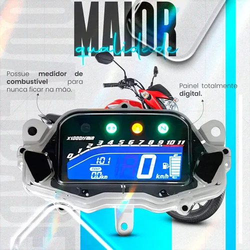 Imagem do produto Painel Completo Moto Blackout Cg Fan Titan 160 2014 Á 2024
