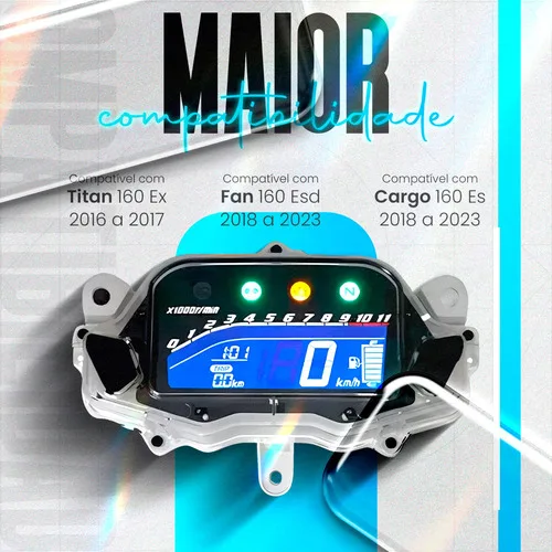 Imagem do produto Painel Completo Moto Blackout Cg Fan Titan 160 2014 Á 2024