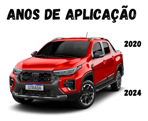 Imagem do produto Calha De Chuva Defletor Nova Strada 4p 2021 22 23 2024