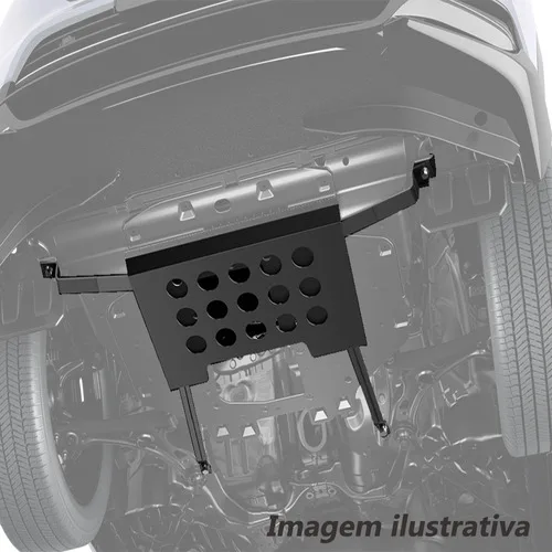 Imagem do produto Protetor De Cárter Hr-v 2023 A 2025 Peito De Aço Motor 1mm