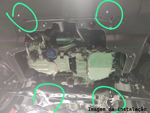 Imagem do produto Protetor De Cárter Hr-v 2023 A 2025 Peito De Aço Motor 1mm