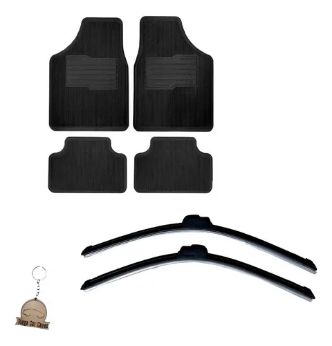 Par De Palheta Limpador Paleta Para-brisa + Kit Tapetes