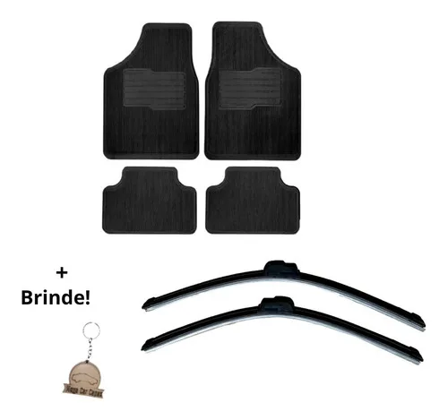 Imagem do produto Par De Palheta Limpador Paleta Para-brisa + Kit Tapetes