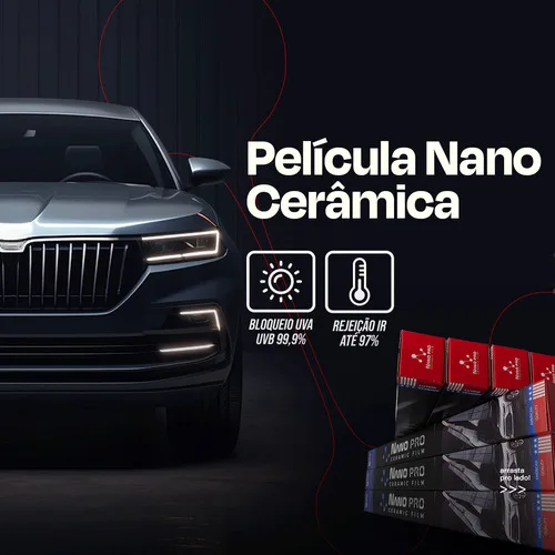 Imagem do produto Película Nano Cerâmica Térmica Chery Tiggo 7 Sport 2023-2025