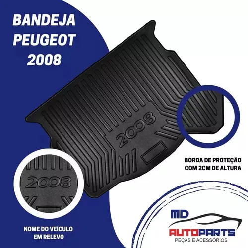 Imagem do produto Tapete Bandeja Para Peugeot 2008 Protetor Porta Mala Premium