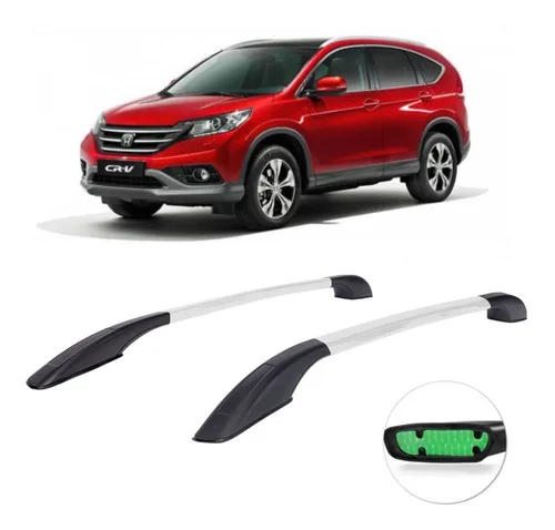 Rack De Teto Longarina Prata Honda Cr-v 2015 Em Diante