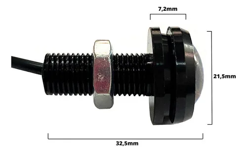 Imagem do produto Kit 4 Led Grade Luz Âmbar Caminhonete Strada F250 Ranger S10