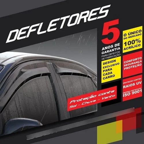 Imagem do produto Calha Defletor De Chuva 100% Acrilica Varios Carros Tg Poli