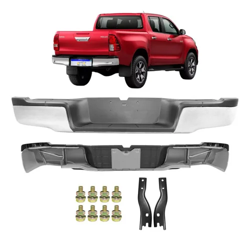 Parachoque Traseiro Toyota Hilux 2016 2017 2018 2019 A 2021