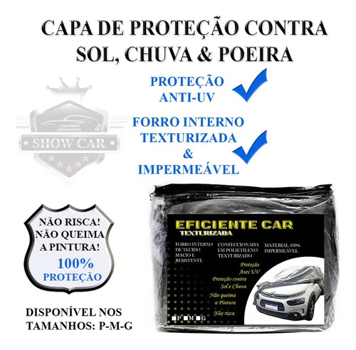 Imagem do produto Capa Protetora Para Carro Lona Grossa Proteção Forrada
