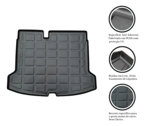 Imagem do produto Tapete Bandeja Protetor Porta Malas Nissan Kicks 2016 A 2024
