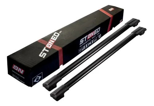 Imagem do produto Par Travessa Vw T-cross 2017 A 2024 Rack De Teto Preta Slim