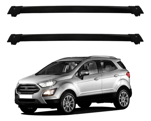 Travessa Rack De Teto Track Preta Ecosport 2013 A 2021