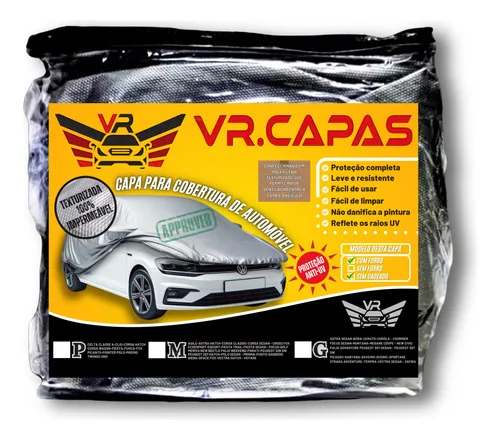 Capa Pra Cobrir Carro Forrada Impermeável Tamanho P M G